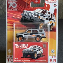 Matchbox 2023 Collectors 1985 Toyota 4Runner #09 - Matte Gray MBX EXCLUSIVE
