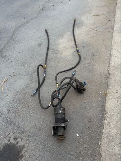 Hydraulic belt driven pump