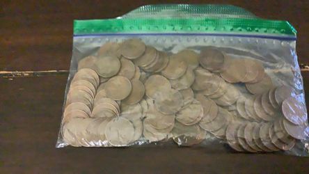 1944 wheat pennies d,s,and p 100 count