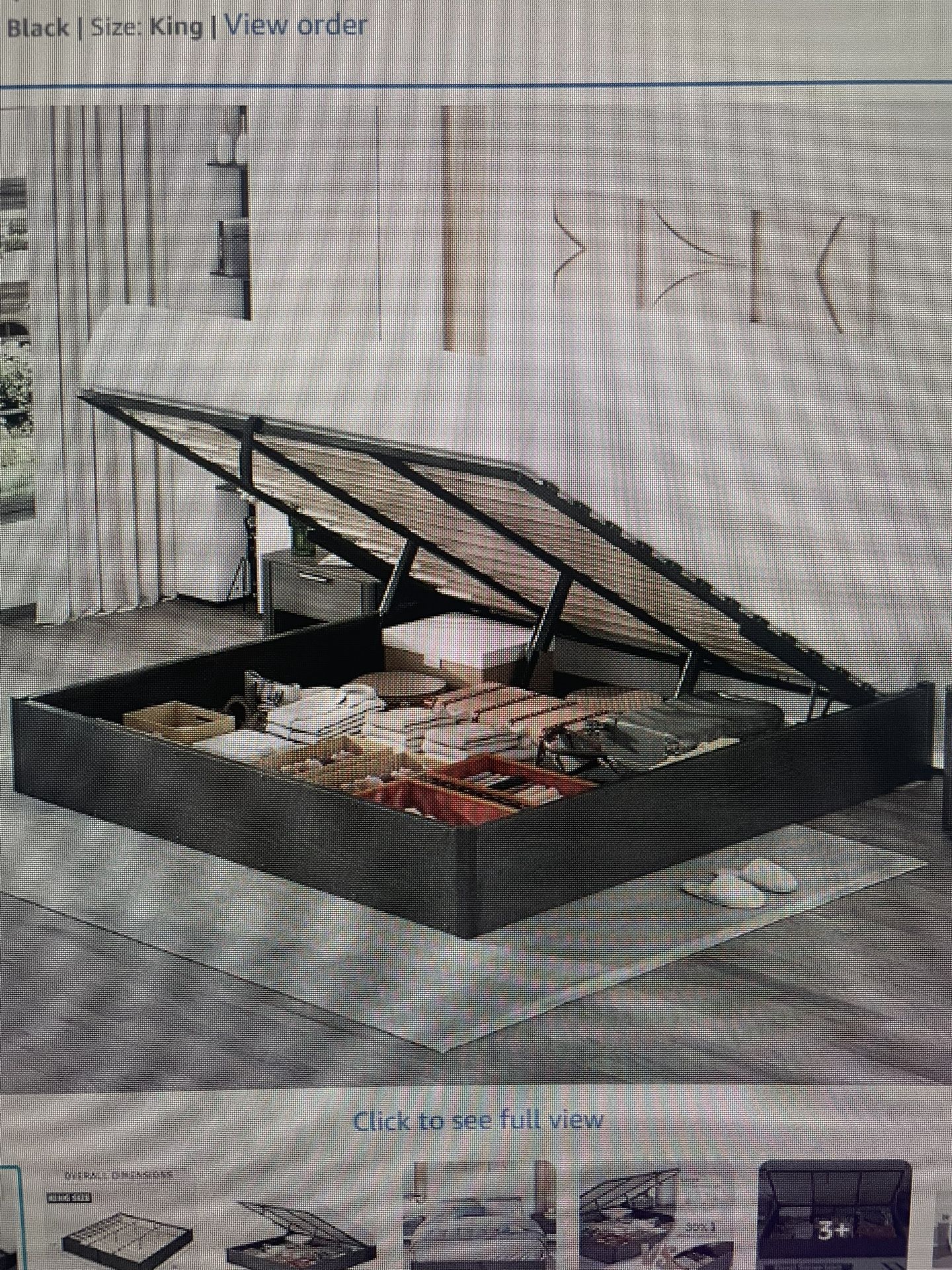 King Storage Bed Frame Never Used 