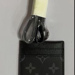 Leather ID Badge Card Holder With Lanyard    $80 OBO.
