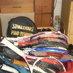 Twenty Tennis Rackets 