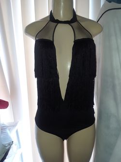 Sexy tassel bodysuit