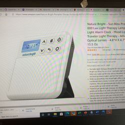 Nature Bright Light Therapy Lamp