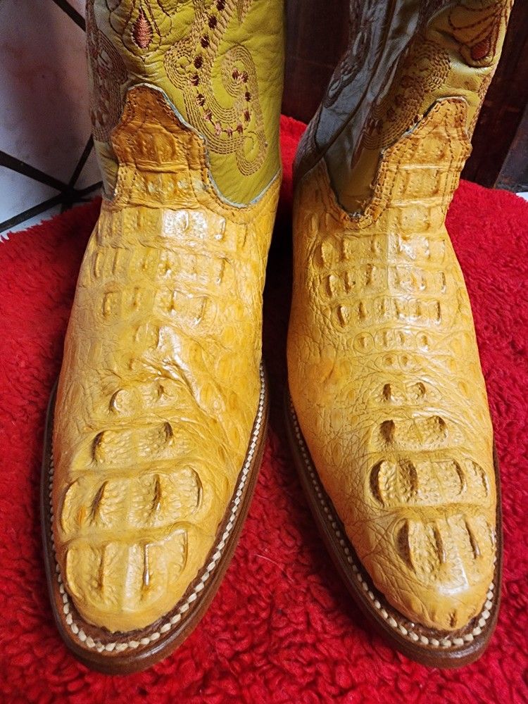 Nocona Mens Boots Alligator Size 12
