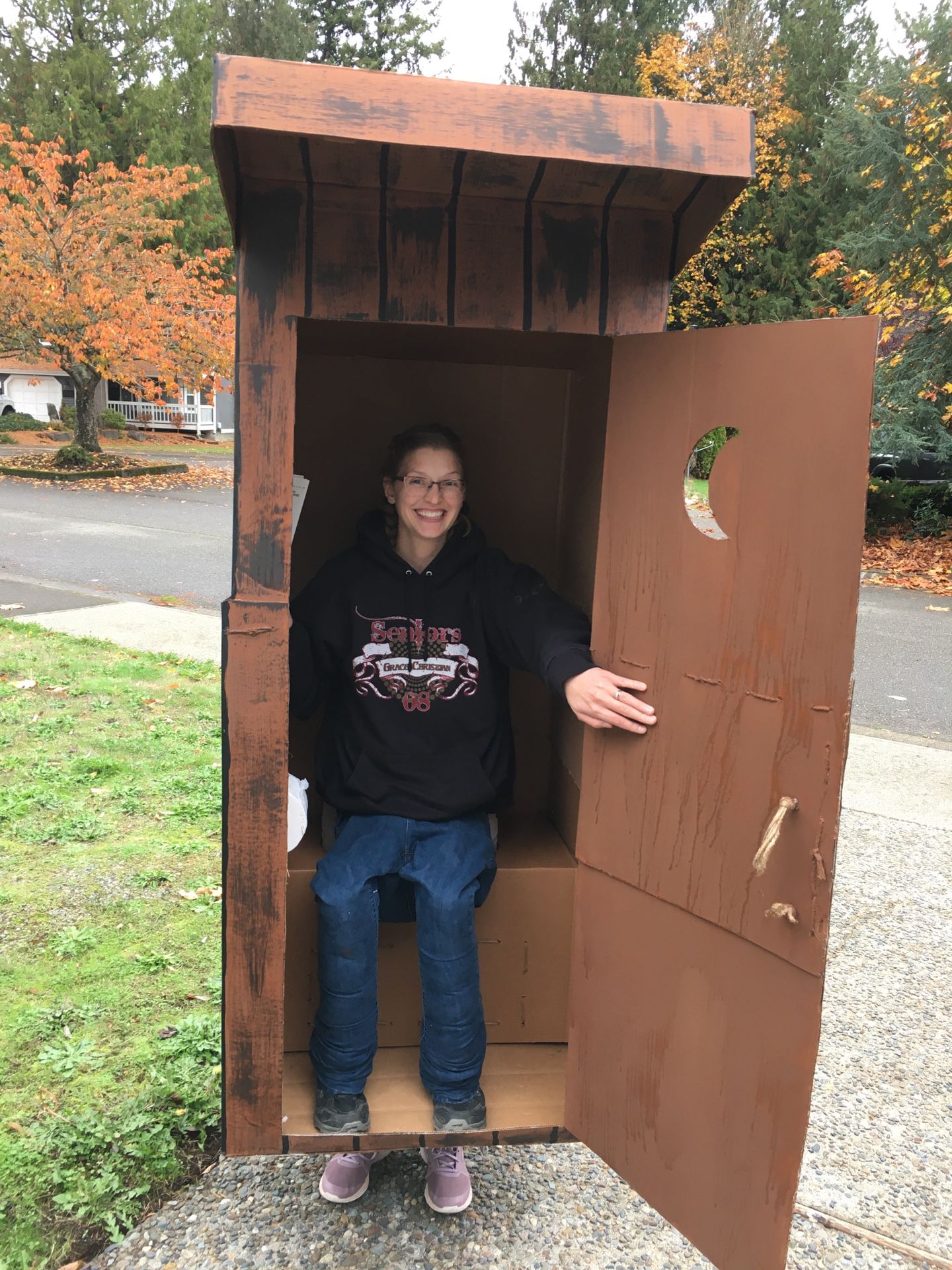 Free! One Of A Kind OUTHOUSE Costume