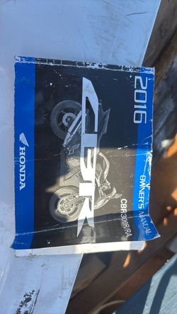 2016 CBR 300R/RA 4 sale
