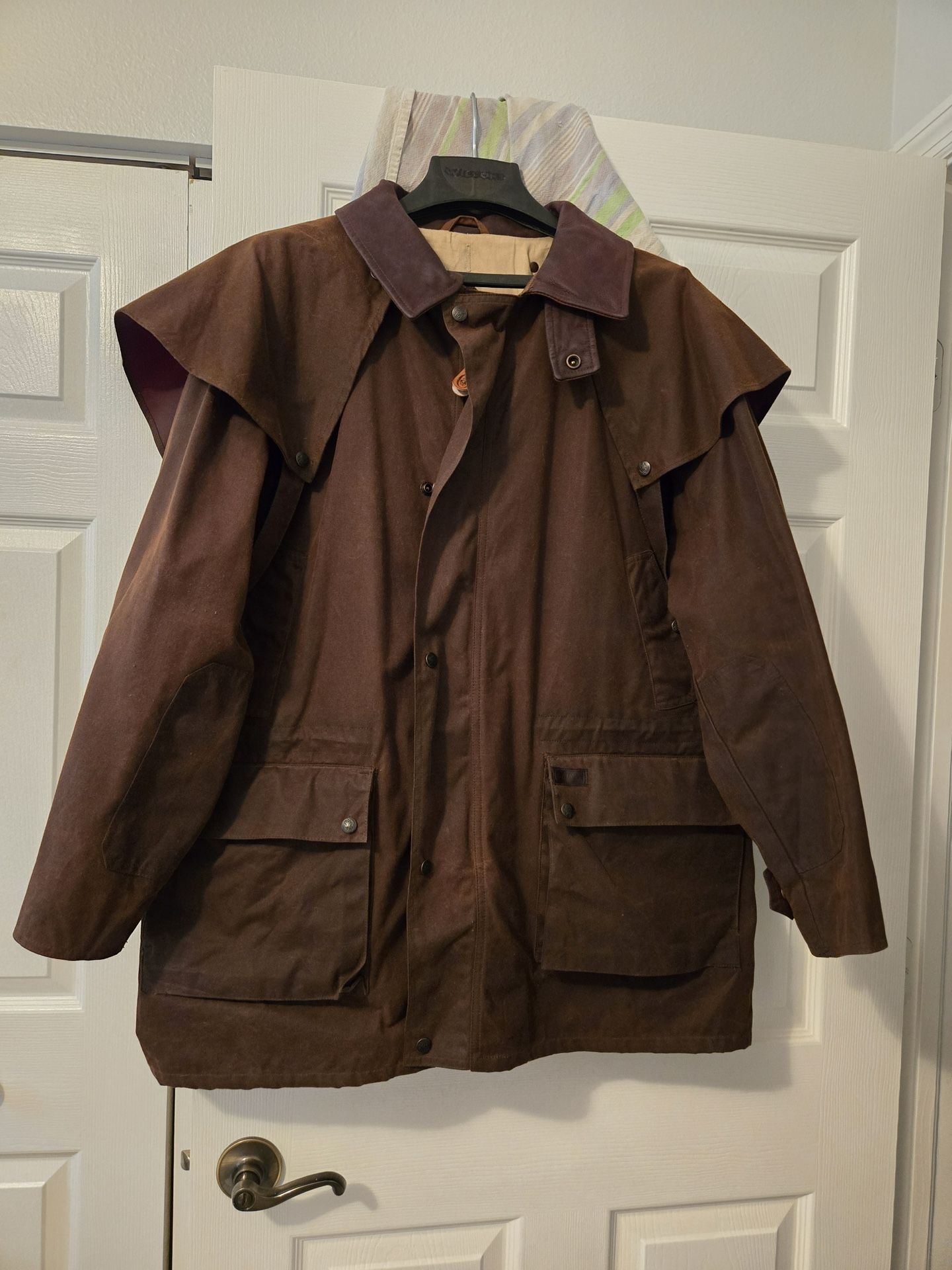 Outback Men's Oilskin Jacket ( L)