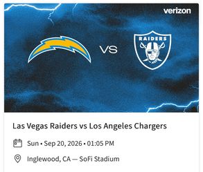 LA Chargers vs. Las Vegas Raiders