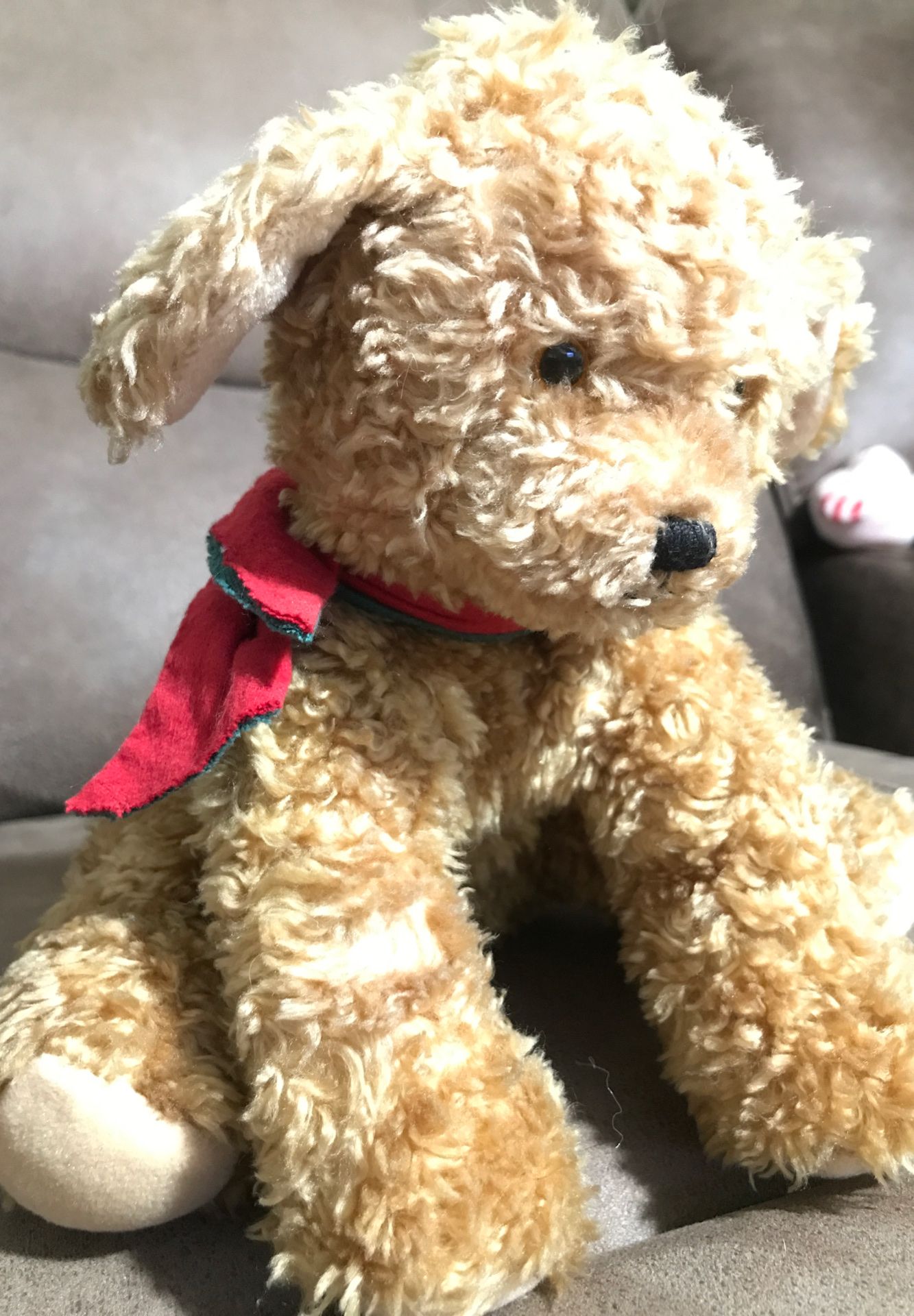 8” Xmas Dog beanbag stuffed animal