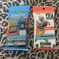 Panini Donruss NFL Football Cello Fat Pack - 30 Cards!