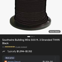 #3 Wire 500 Ft