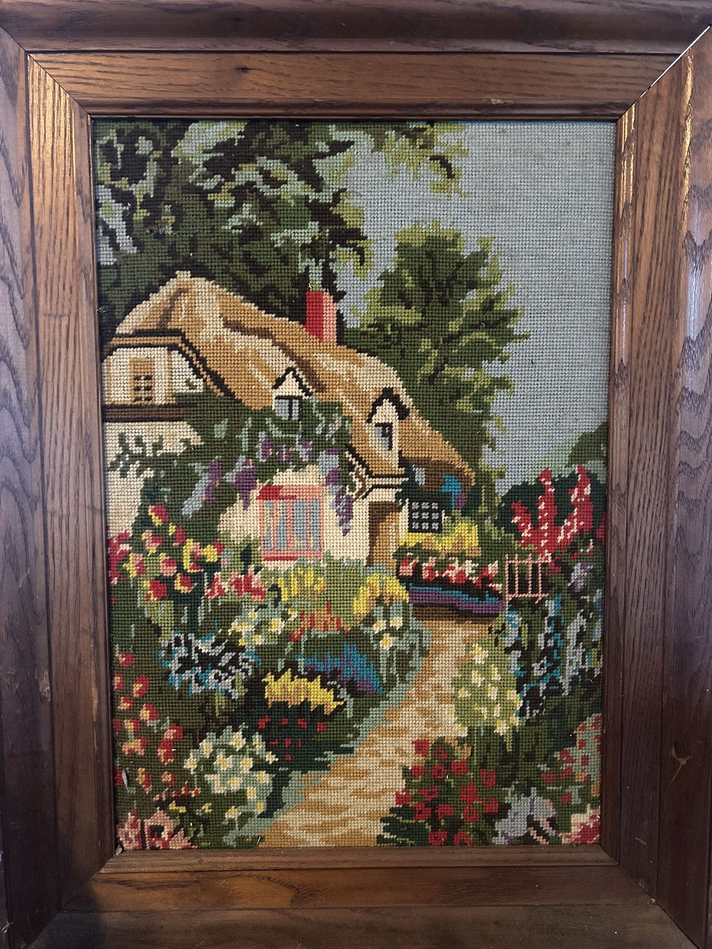 Needlepoint Framed Art