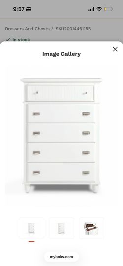 White Dresser