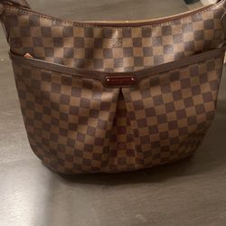 Louis Vuitton Bloomsbury GM N42250 Damier Ebene Canvas Crossbody Bag Preowned