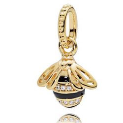 Sparkling Queen Bee Charm