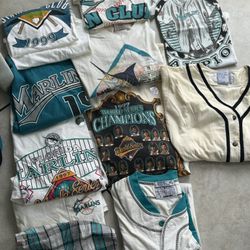 Collection of Vintage Fl Marlins 