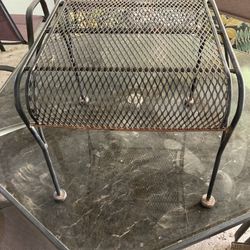 Iron End Table For Patio