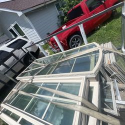Bulk Aluminum Double Pane Windows – Multiple Sizes + Arched Units – As-Is – $600 OBO