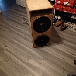 12 Inch Kicker Subwoofers With Ported Subwoofer Box 