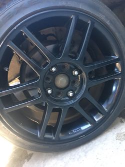 Rims and tires