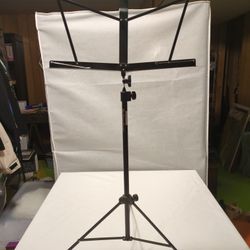 Music STAND Black Fully Adjustable