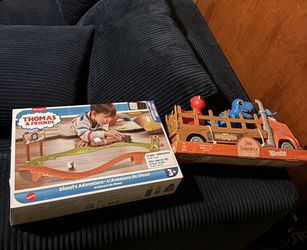 Thomas Train Set And Dinosaurs