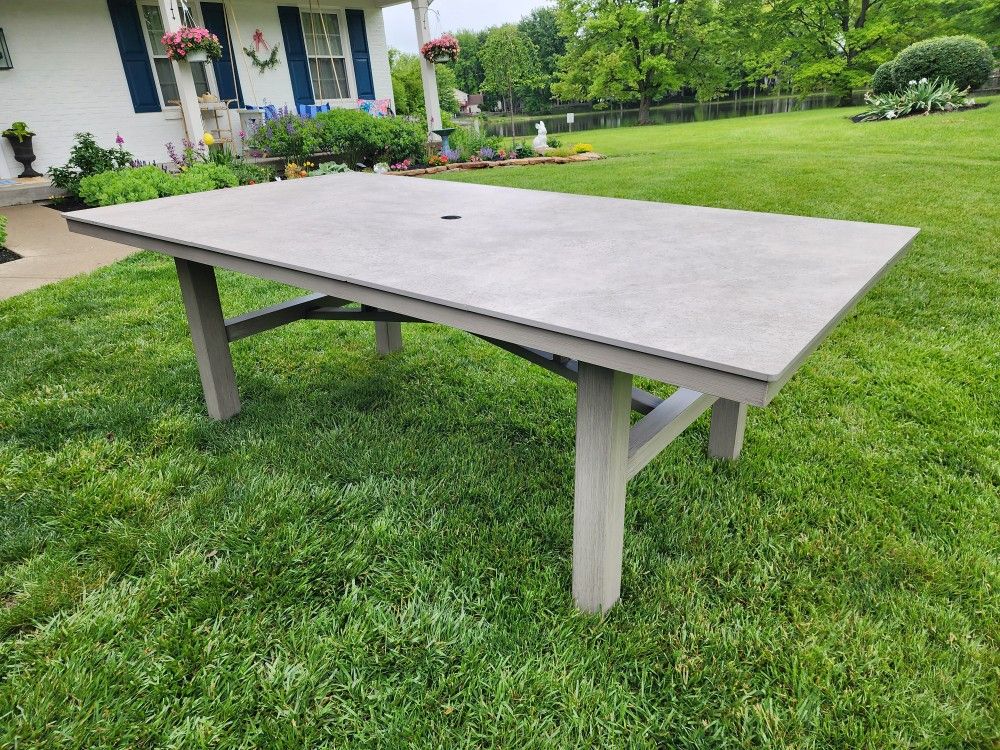 Large Patio Outdoor Dining Table