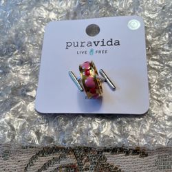 Puravida Enamel Heart Ring