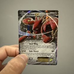 Pokemon (Scizor EX) Card