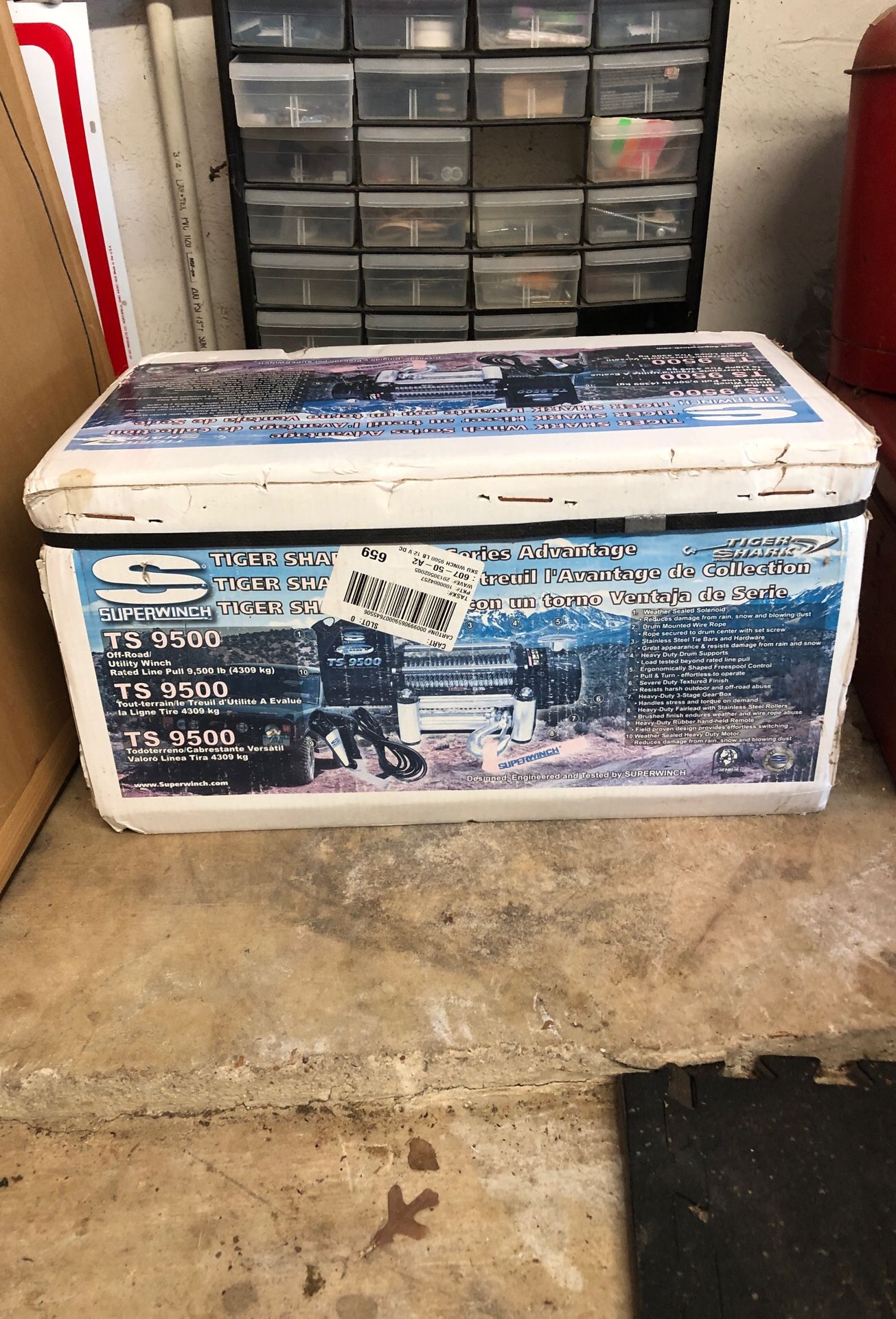 Tiger Shark TS9500 Super Winch- NEW in box!