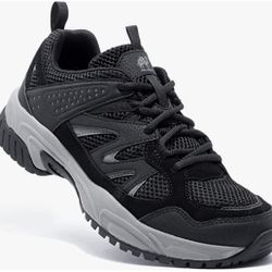 Hiking Shoes Men Lightweight Non-Slip Breathable Sneakers Low Top Walking Shoes for Outdoor Trailing Trekking Walking Climbing Black, Size: 8.5 | Colo