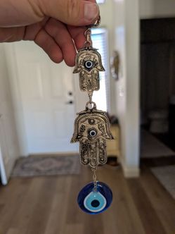 Evil Eye Hamsa hanging decor
