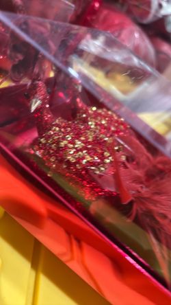 New! Gorgeous Red Peacocks 20 inches long.