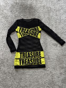 Statement Mesh Dress “TREASURE” (Size M)