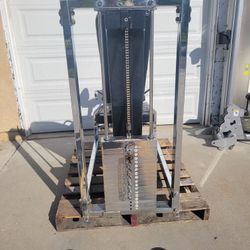 Nautilus Gen 1 Chrome Hip Abduction Weight Machine