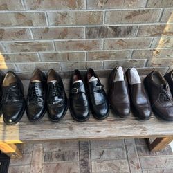  5 Men’s dress shoes black and brown size 9.5, 10, 10.5, 11, and 12) 