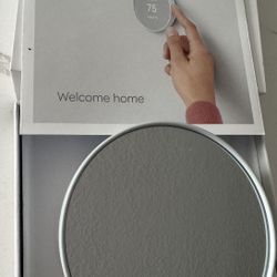 Google nest thermostat-Fog color. See description for all info,only msg for pick up