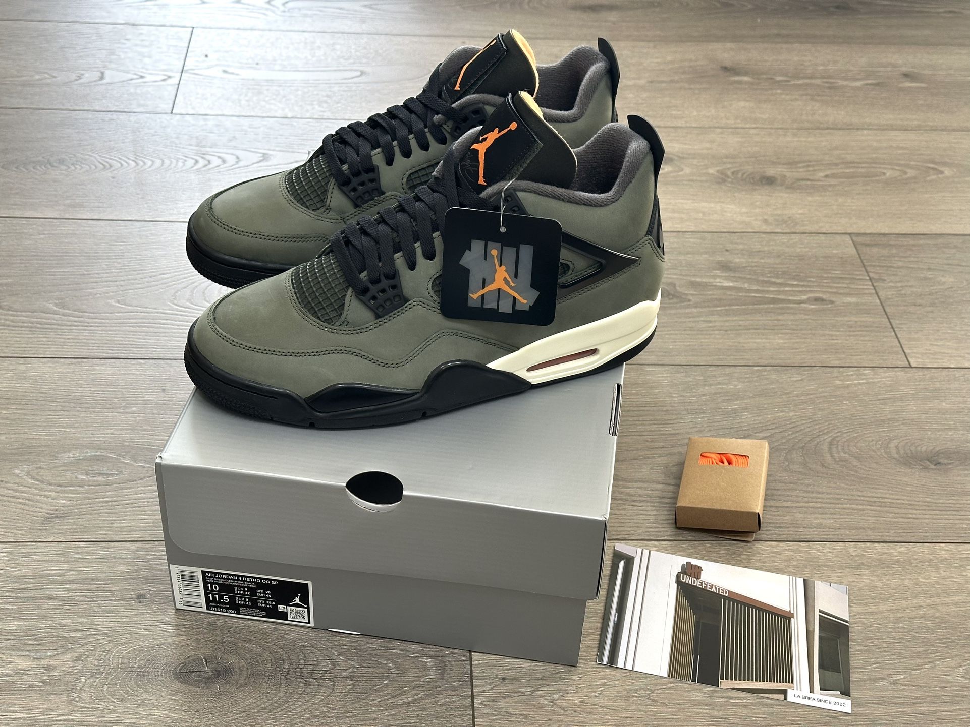Nike Air Jordan 4 OG SP - Undefeated - M 10