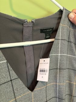 Ann Taylor plaid dress size 6