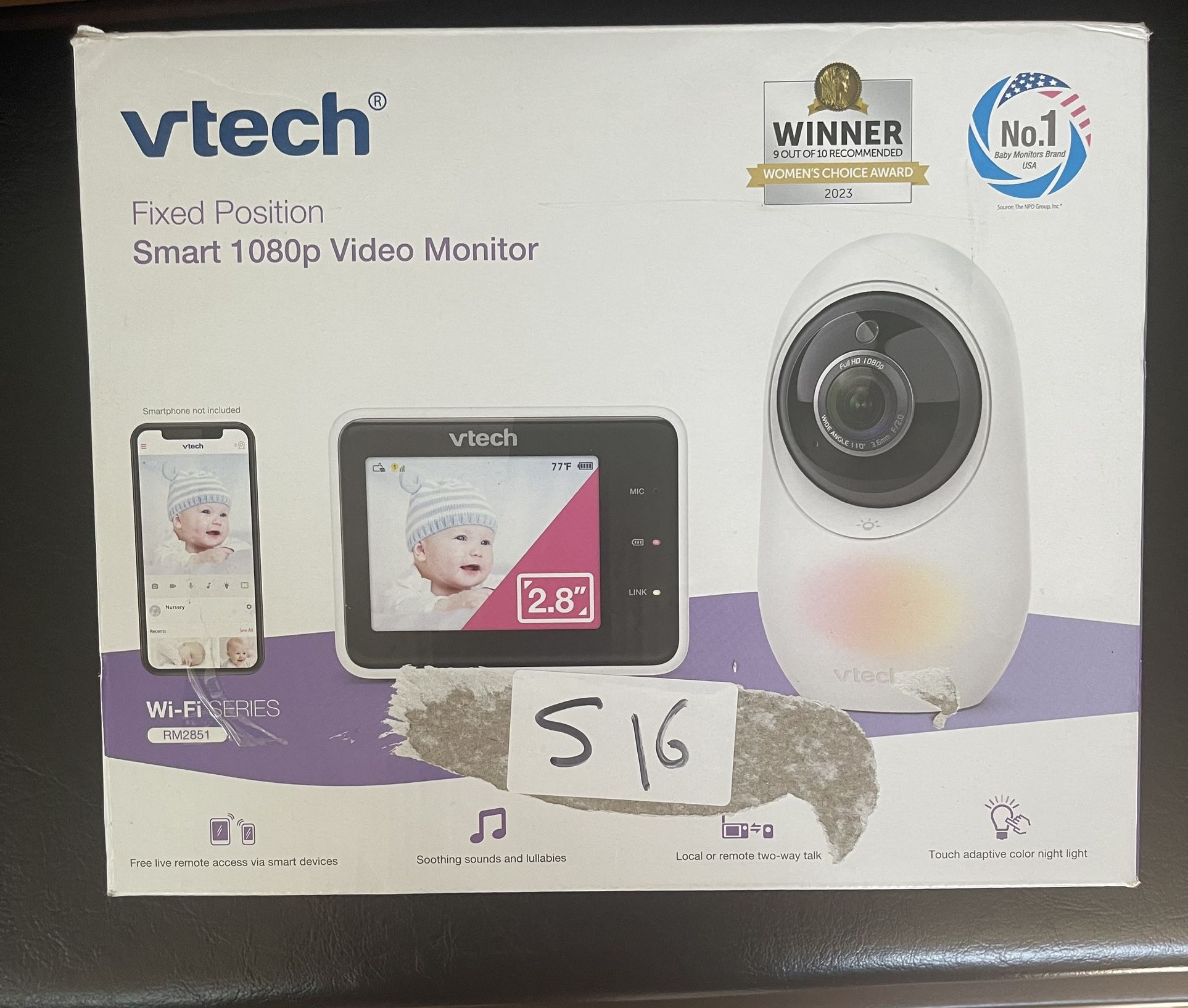 Vtech Fixed Position Smart 1080p Video Monitor