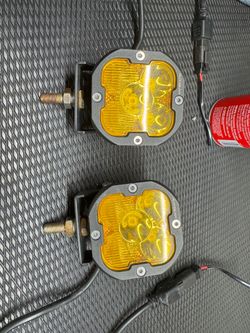 Auxbeam XP-Ultra Series 3 Inch LED Lignt Pod, Amber Spot Flood Combo