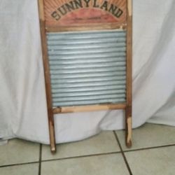 Vtg. SunnyLand Washboard 