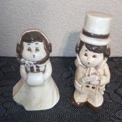 Vintage Christmas Carolers Figurines 