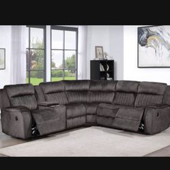 New, Super Comfy Sofa Sectional Recliner