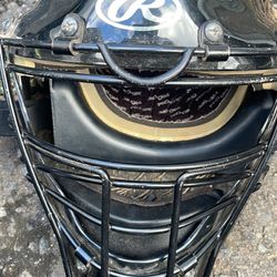 Catcher Helmet And Chest Protector