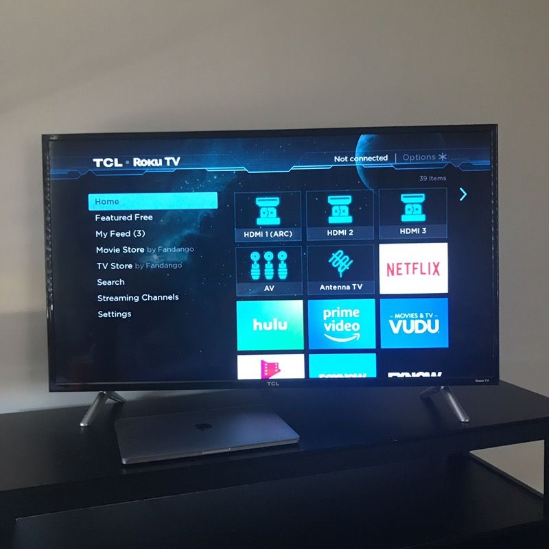 42” TCL Roku TV