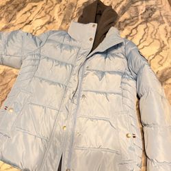XL light blue Tommy Hilfiger puffer 