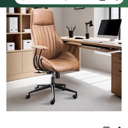 office chair - brown