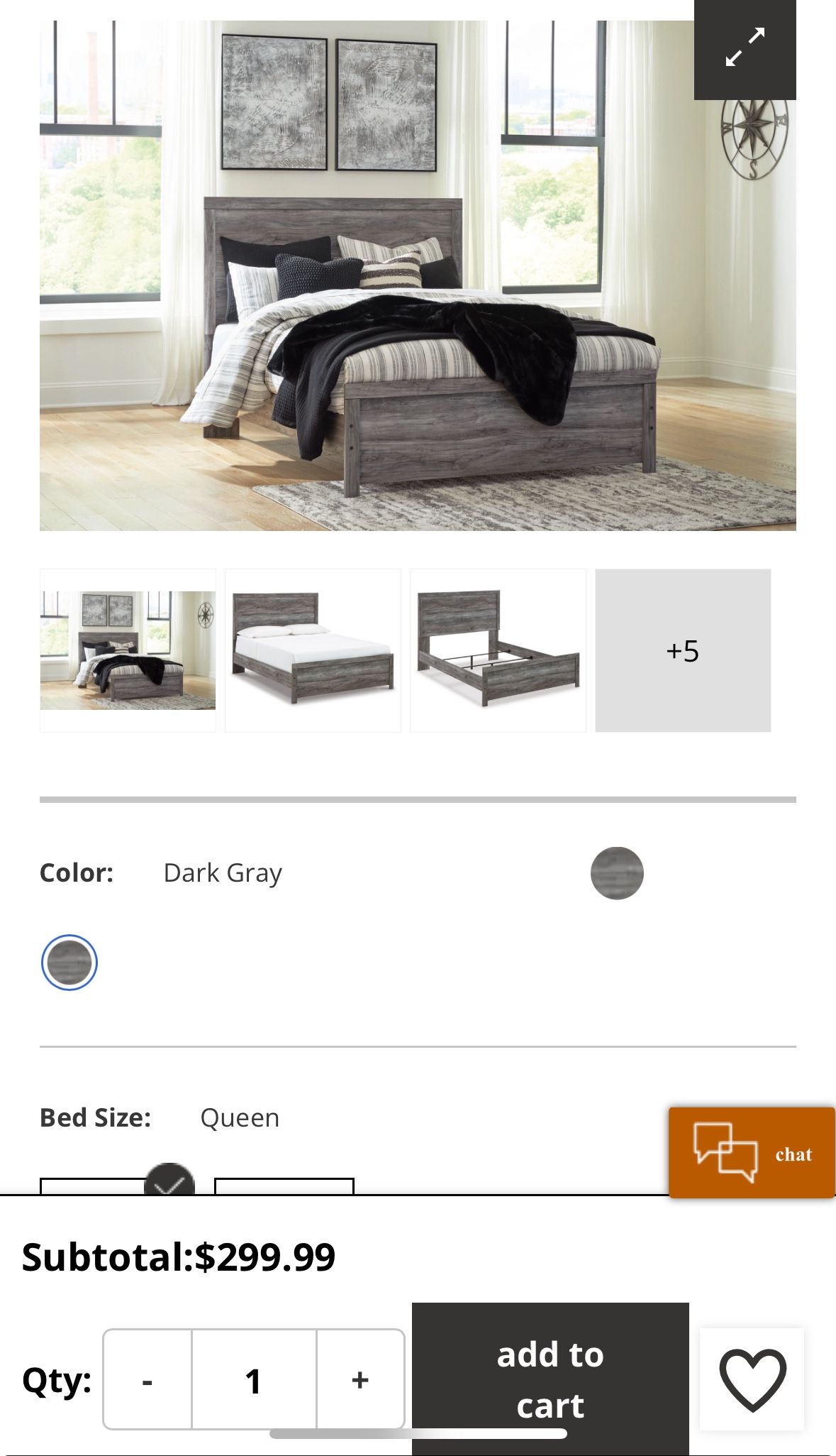 Queen Bed Frame + Box Spring